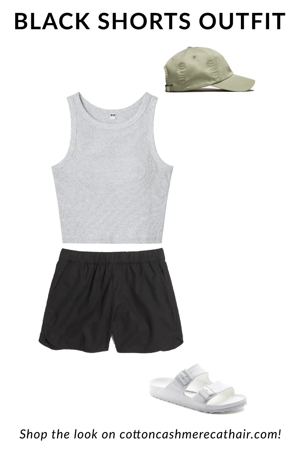 12 Black Shorts Outfit Ideas